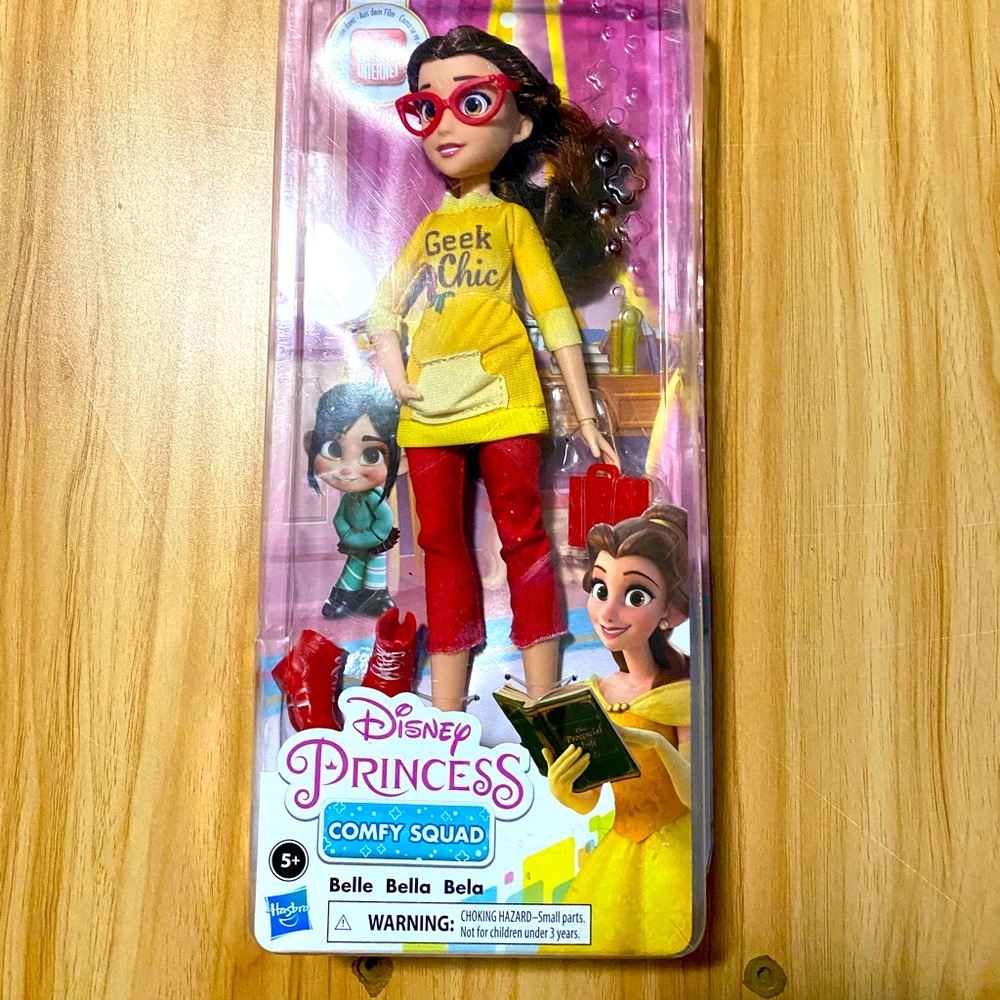 Disney Princess Comfy Squad Belle Doll “ Ralph Breaks The Internet” - Picture 1 of 12